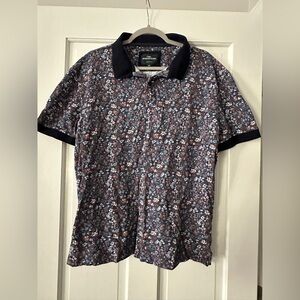 Rodd & Gunn Sports Fit Short Sleeve Floral Polo Shirt